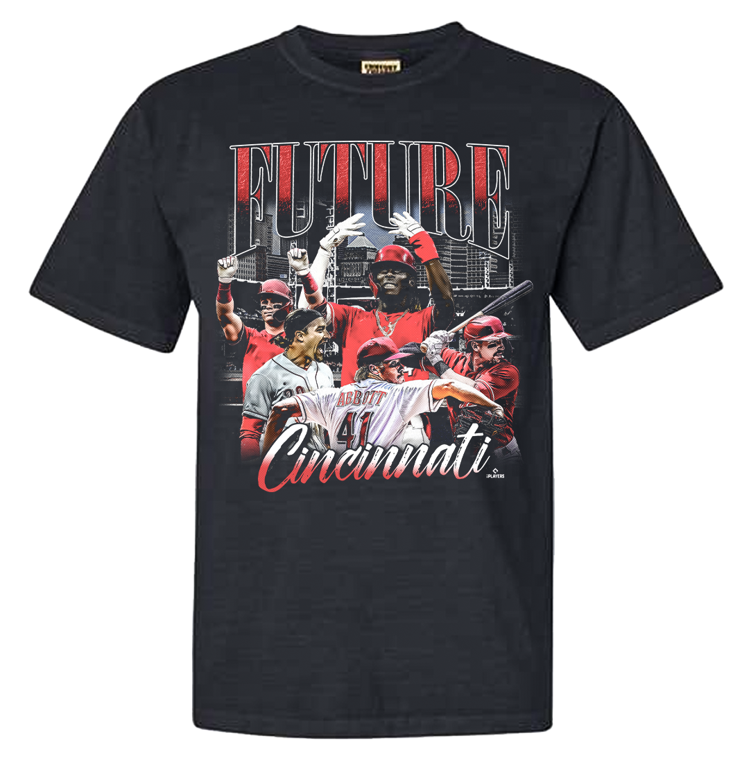Future of Cincinnati Baseball black T-shirt Cincy Shirts