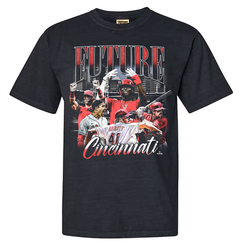 Future of Cincinnati Baseball black T-shirt Cincy Shirts
