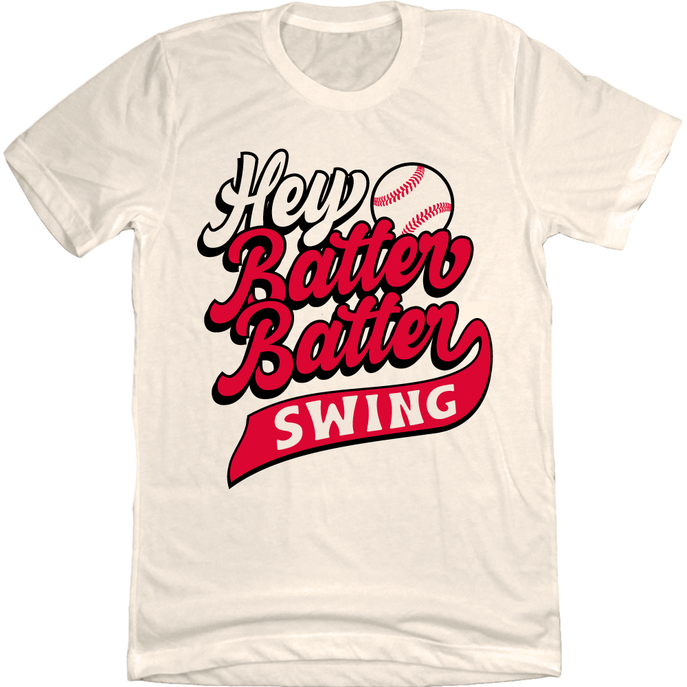Hey Batter Batter Swing - Game Day Rosie Tee