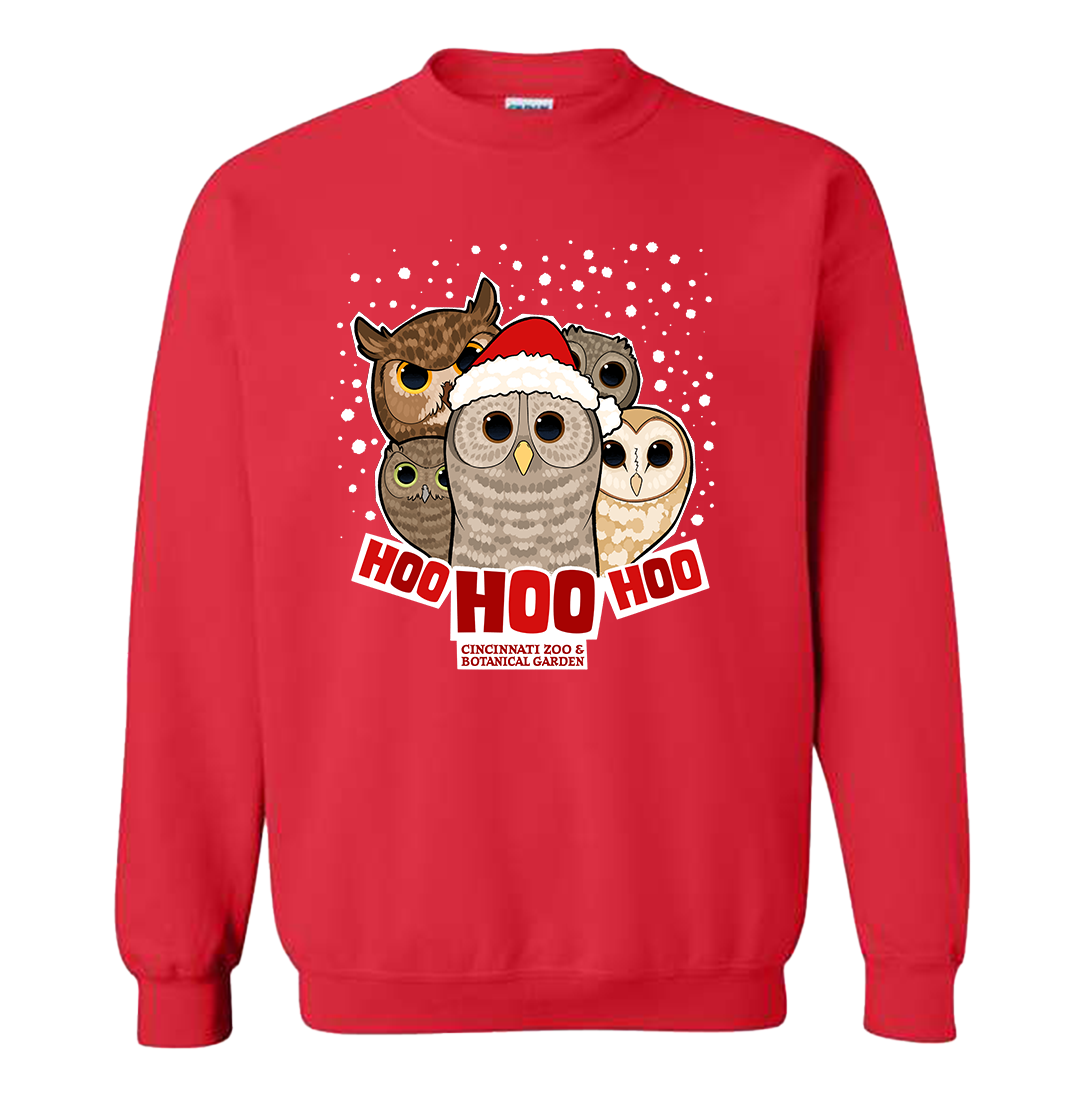 Hoo Hoo Hoo Holiday Owls Sweatshirt