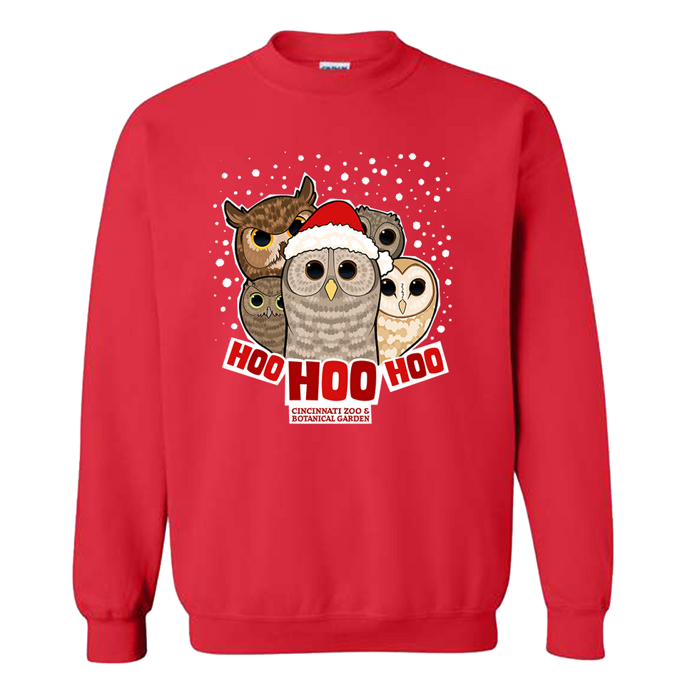 Hoo Hoo Hoo Holiday Owls Sweatshirt