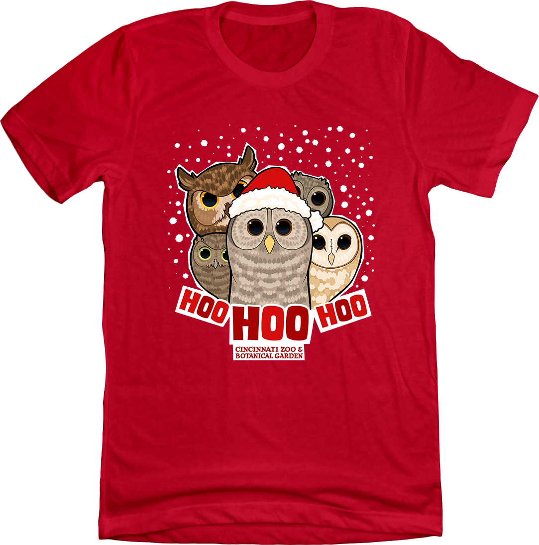 Hoo Hoo Hoo Holiday Owls Tee