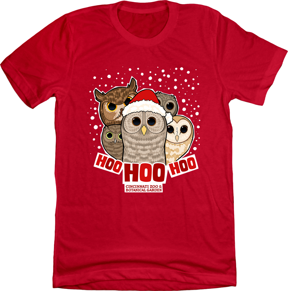 Hoo Hoo Hoo Holiday Owls Tee