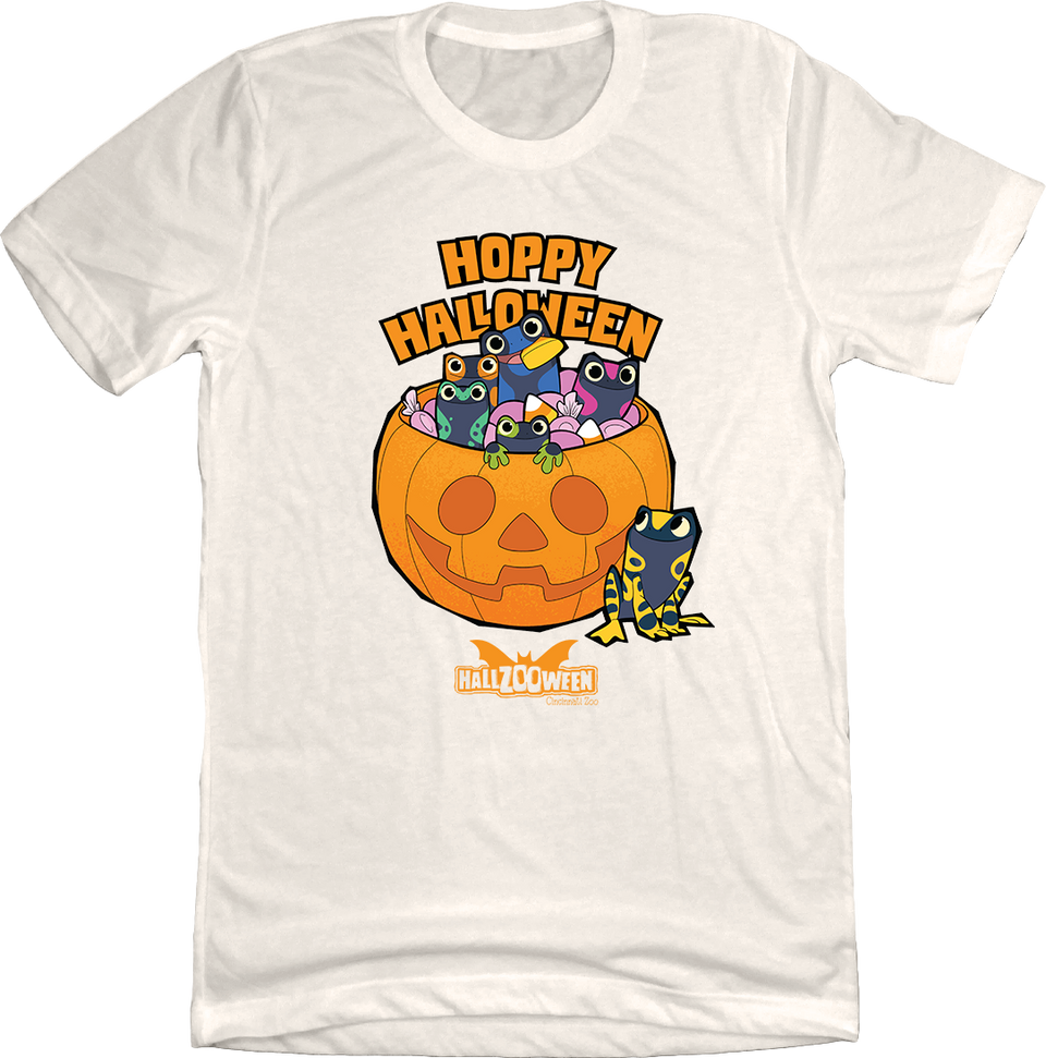 Hoppy Halloween Natural Tee