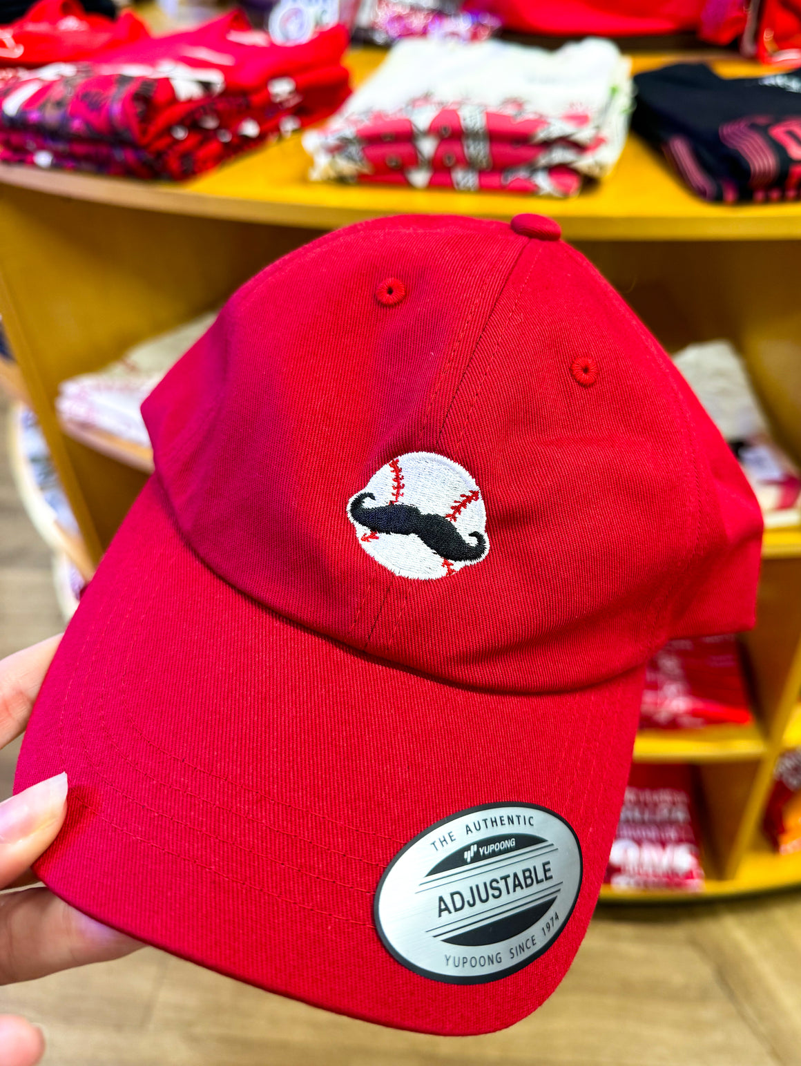 Baseball Mustache Hat