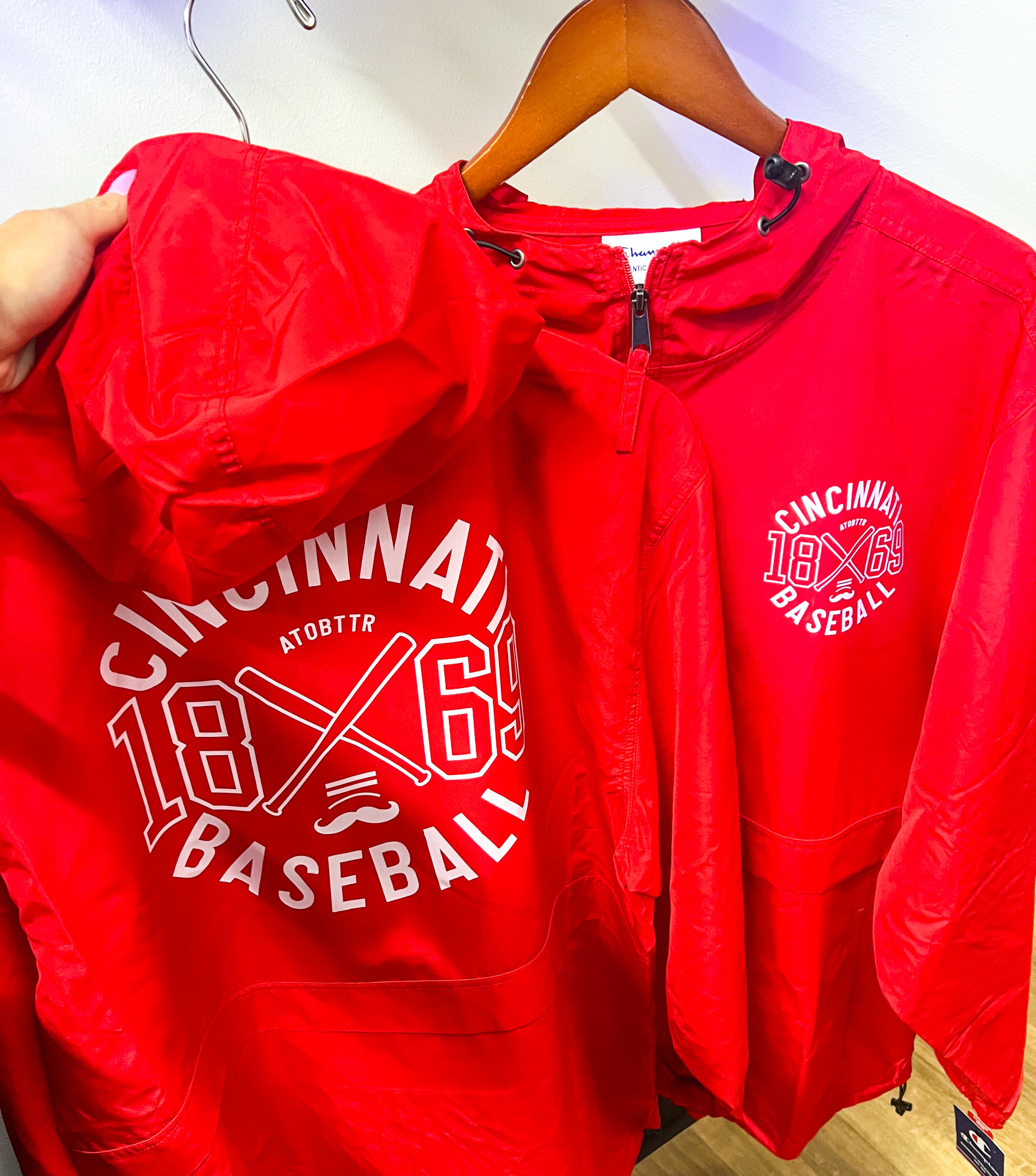 Cincinnati 1869 Baseball Champion® Windbreaker WHS FALL 25