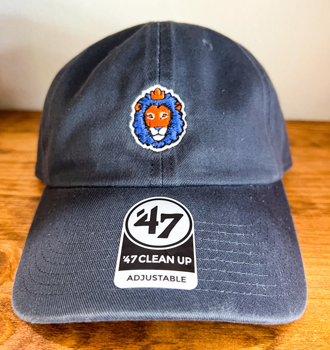 Soccer Lion Dad Hat - Navy