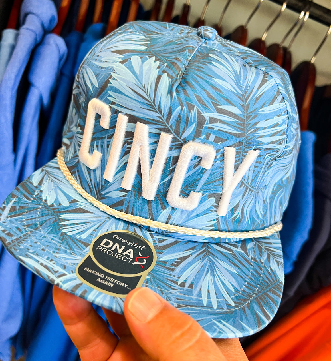 CINCY Floral Rope Hats - Hawaiian Rainforest