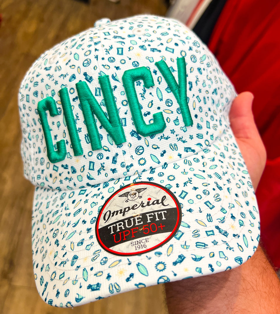 CINCY Summertime Hat - Beach Blue