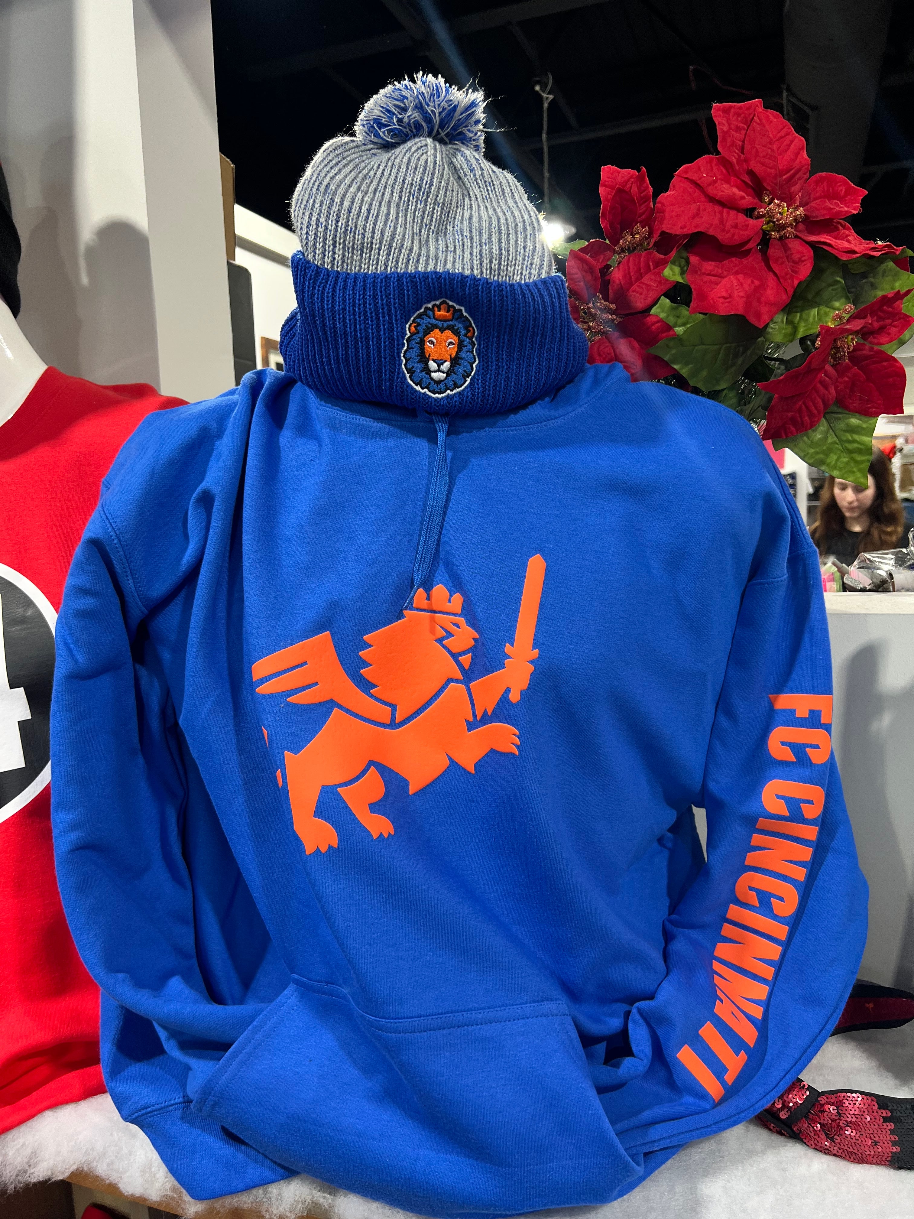 FC Cincinnati Orange Puff Print Hoody