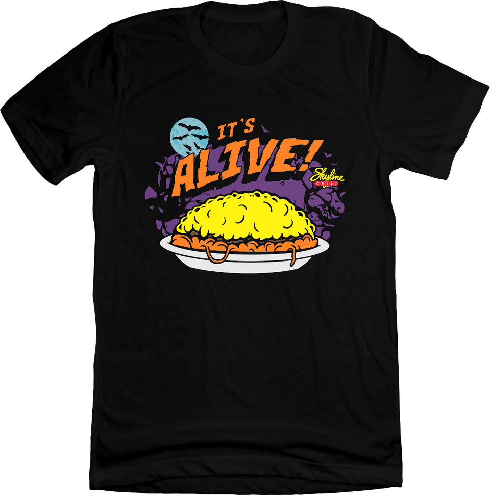 It's Alive - Skyline Chili Halloween 3-Way Black Tee