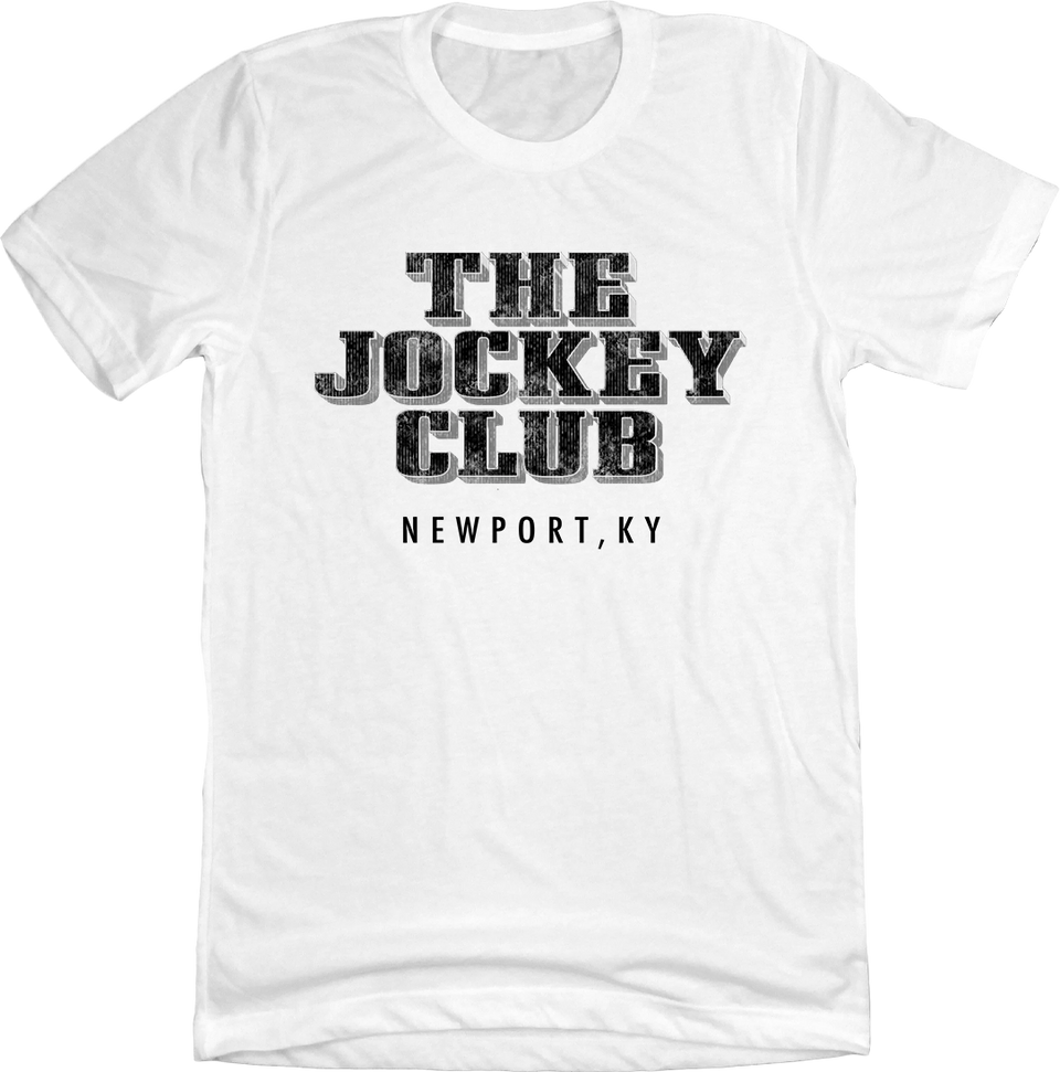 The Jockey Club Newport, KY white Cincy Shirts