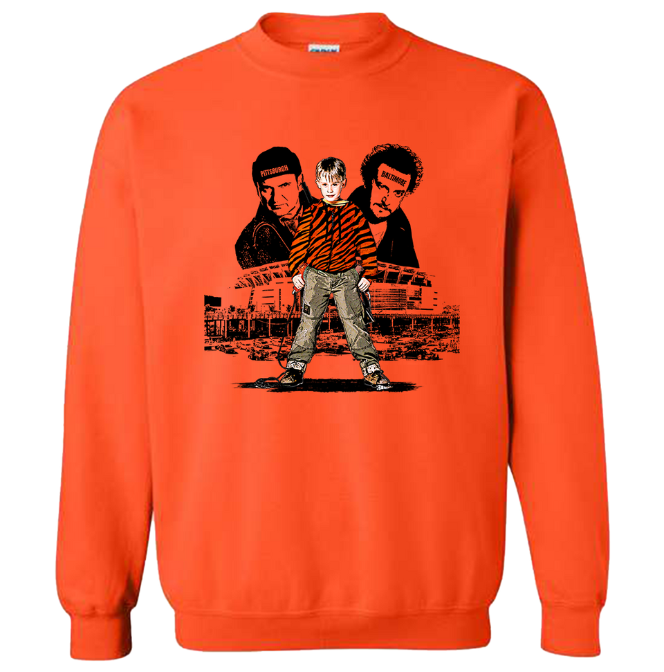 Joe's Home Alone Orange Sweatshirt