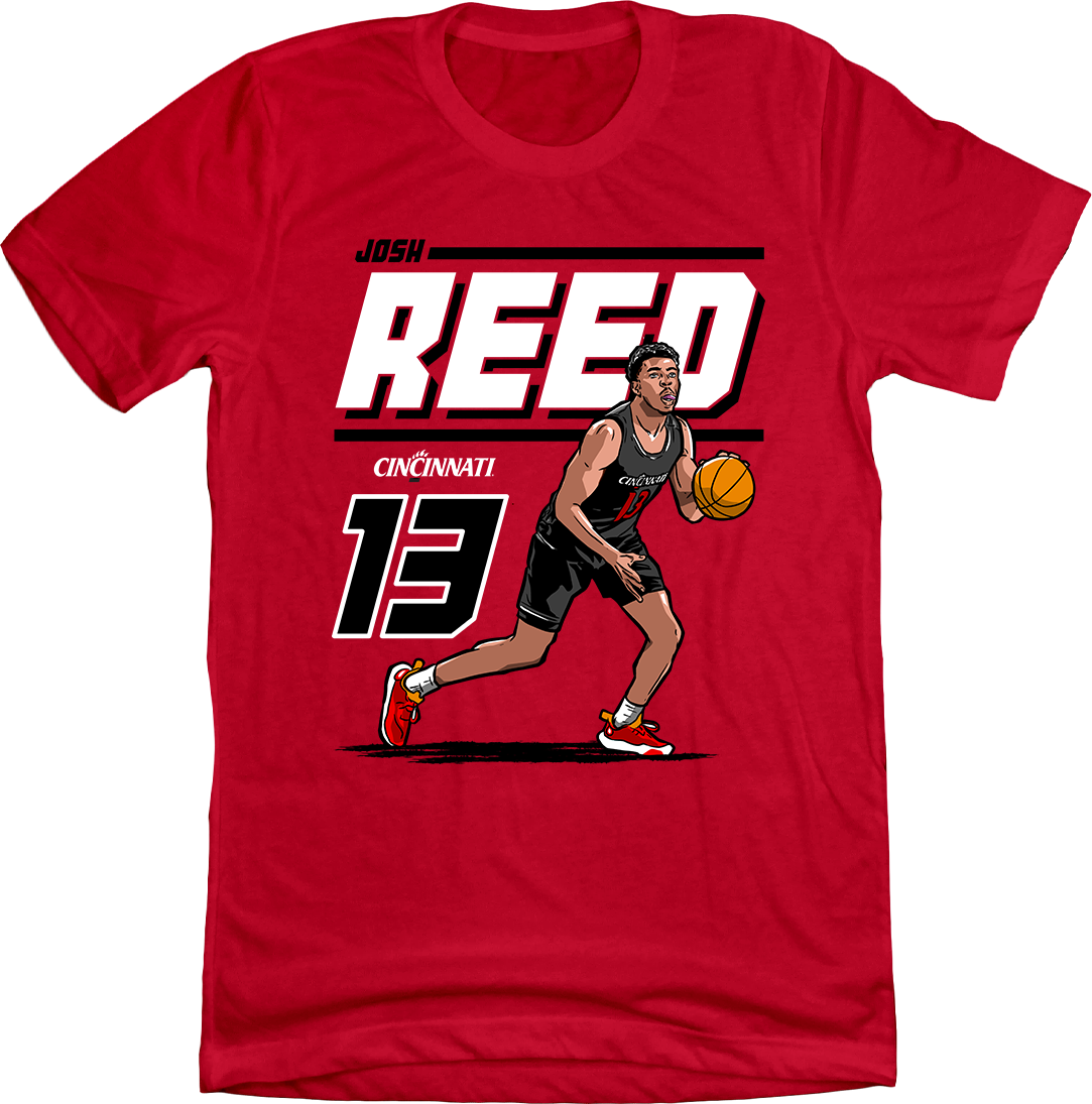 Josh Reed UC Retro Cincy Shirts
