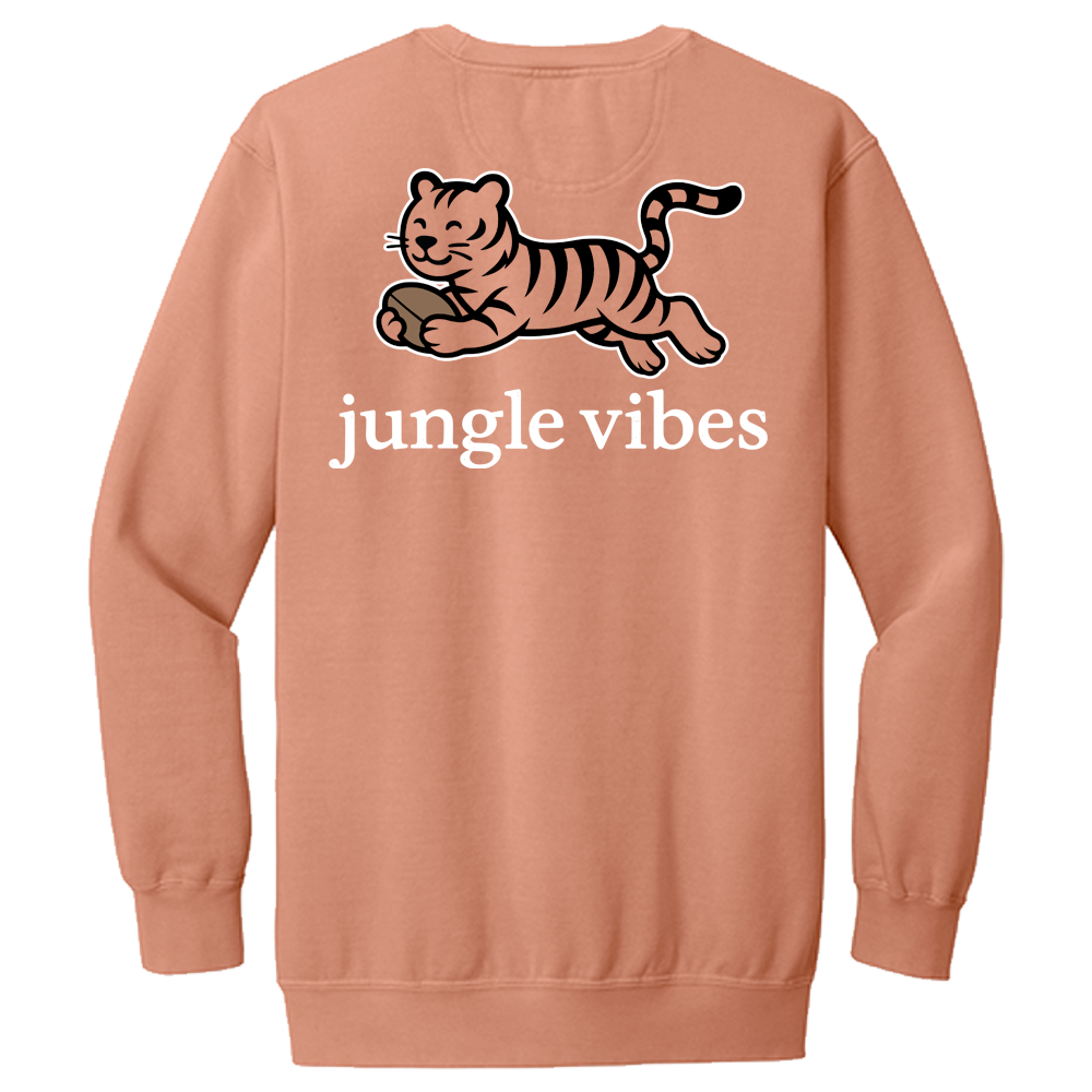 Jungle Vibes Run Wild  Front Back Orange