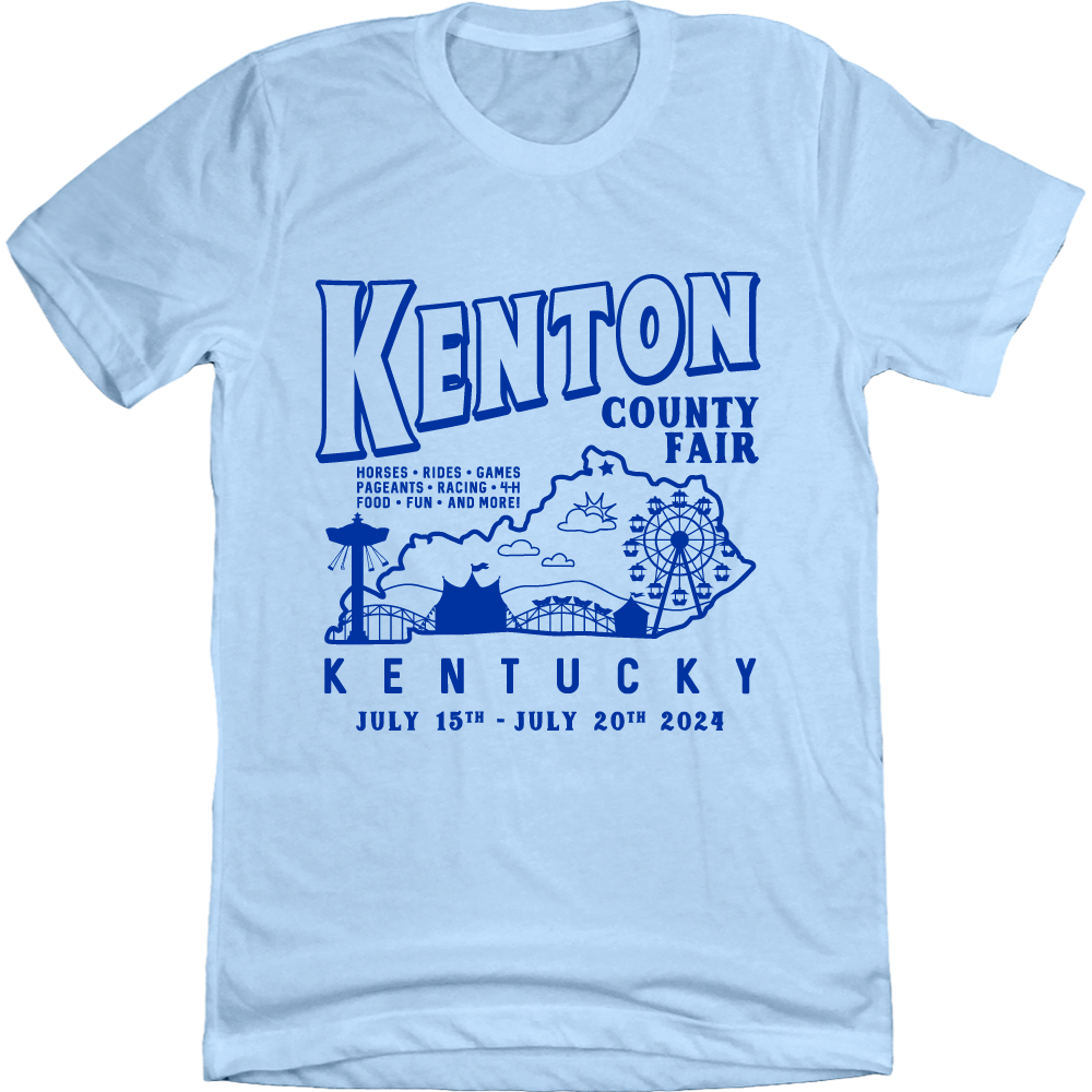 2024 Kenton County Fair Light Blue Tee