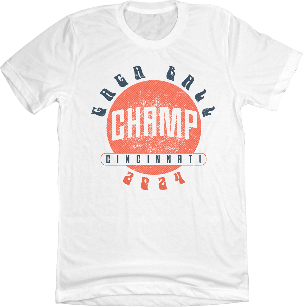 2024 Gaga Ball Cincinnati Champs White Tee