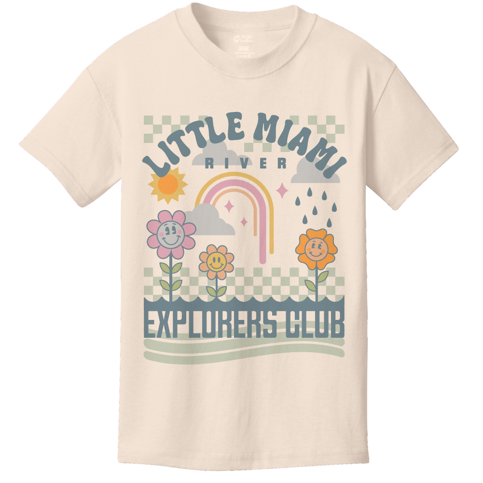 Little Miami River Explorers Club Natural Tee