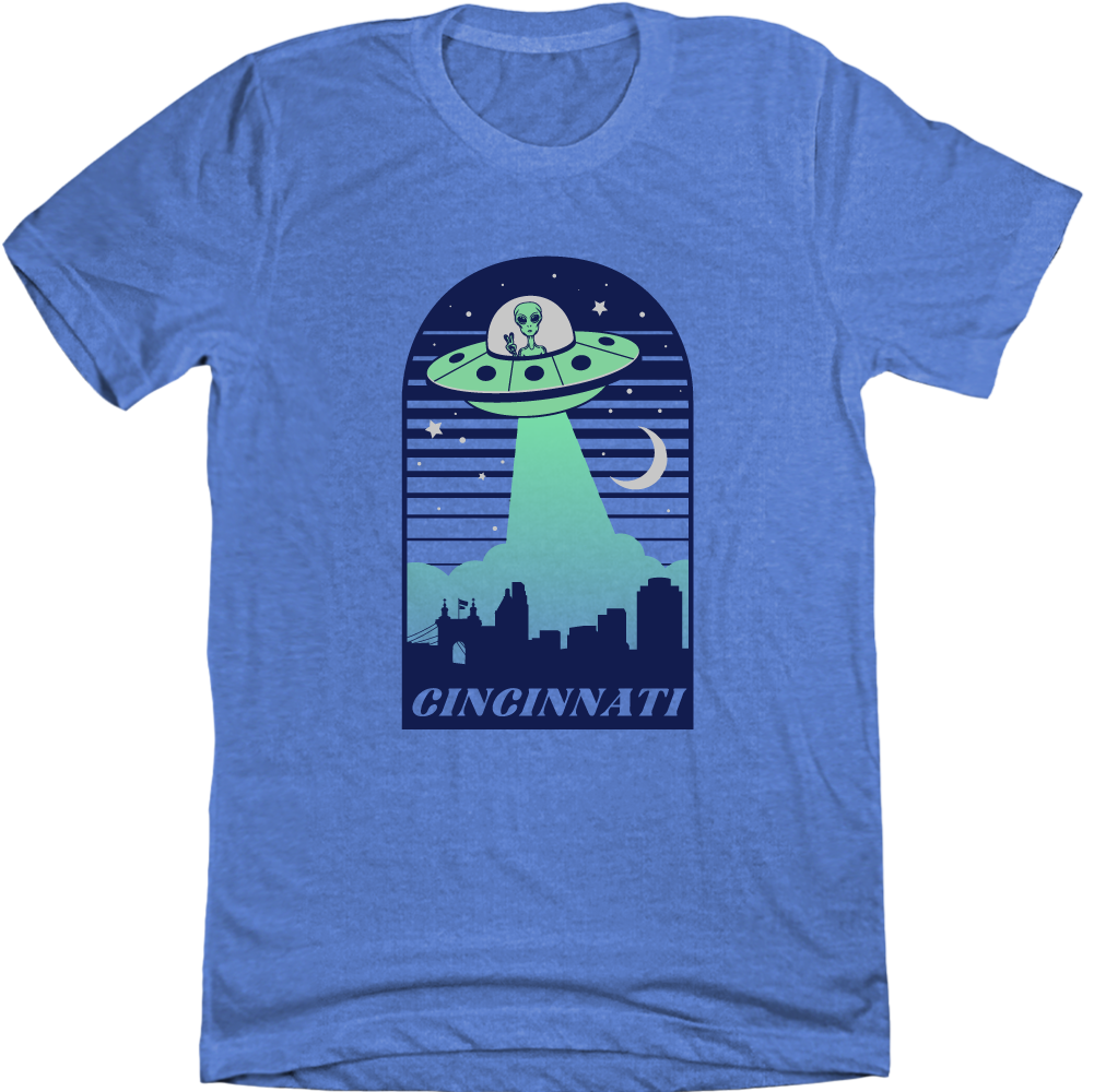 Cincinnati Is "Out Of This World" Royal Tee