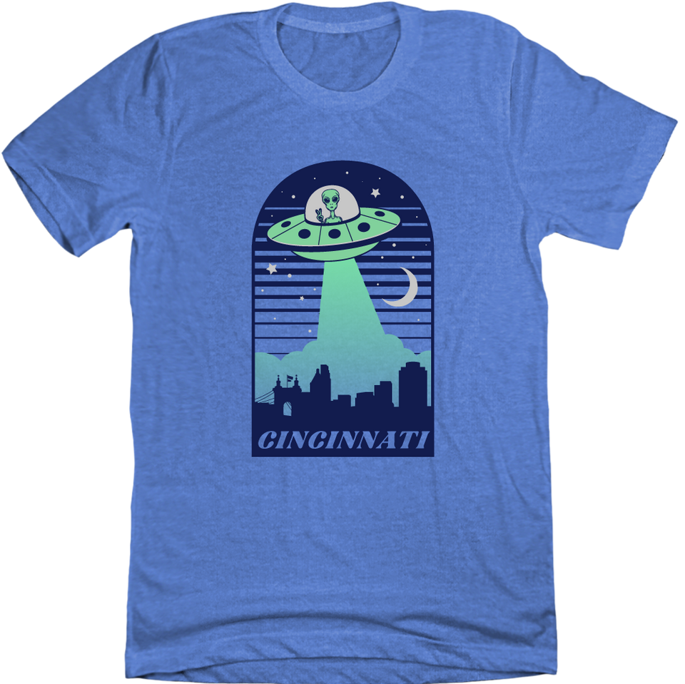 Cincinnati Is "Out Of This World" Royal Tee