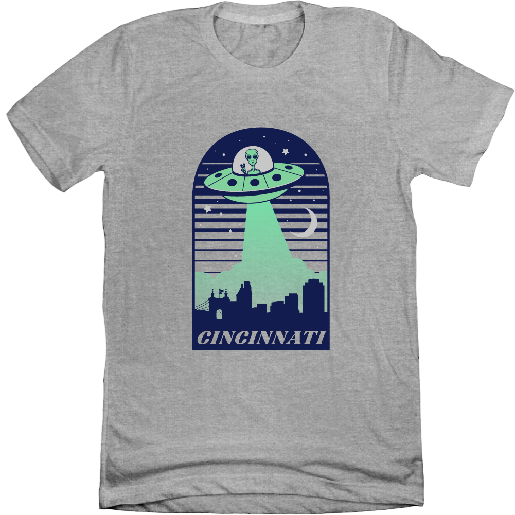 Cincinnati Is "Out Of This World" Grey Tee