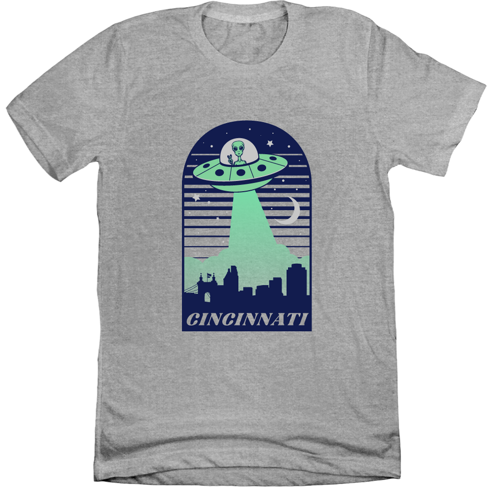 Cincinnati Is "Out Of This World" Grey Tee