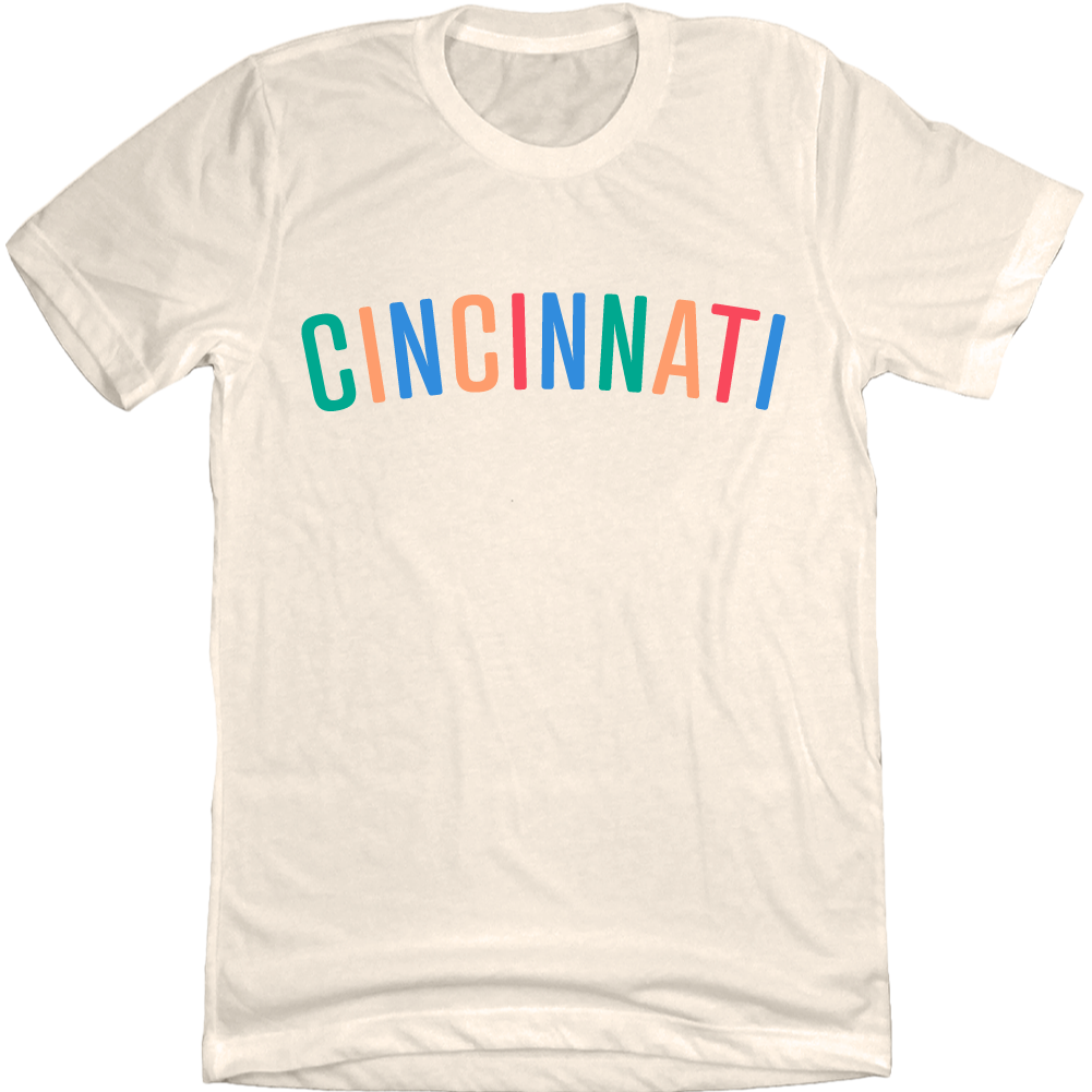 Cincinnati In Color Natural Tee