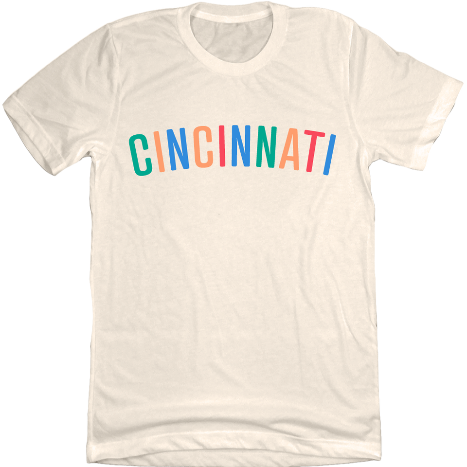 Cincinnati In Color Natural Tee