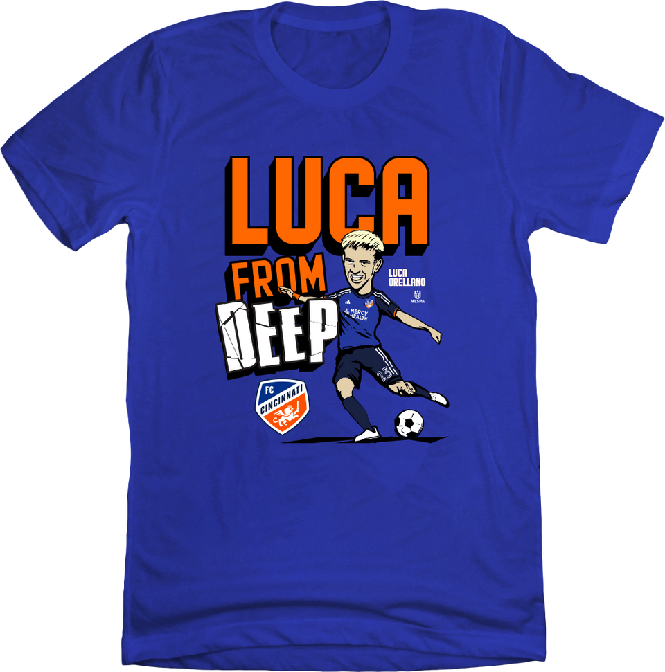 Luca Orellano From Deep Royal Tee