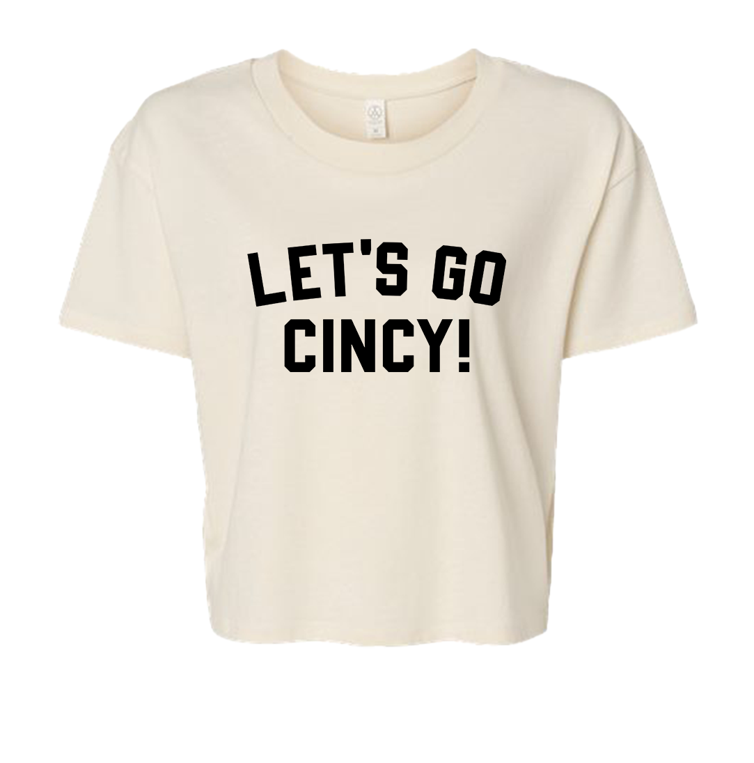Let's Go Cincy! Cropped Tee