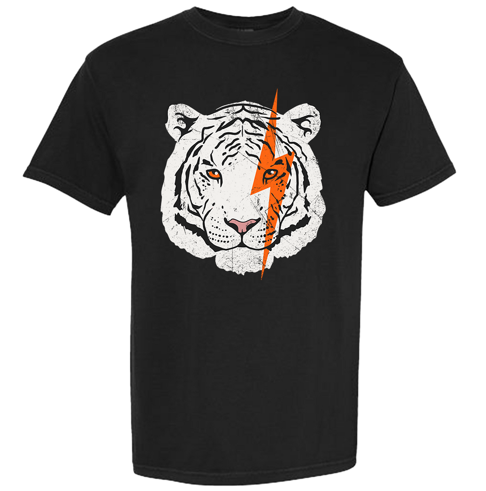 Lightning Tiger Tee | Cincinnati Football Apparel | Cincy Shirts