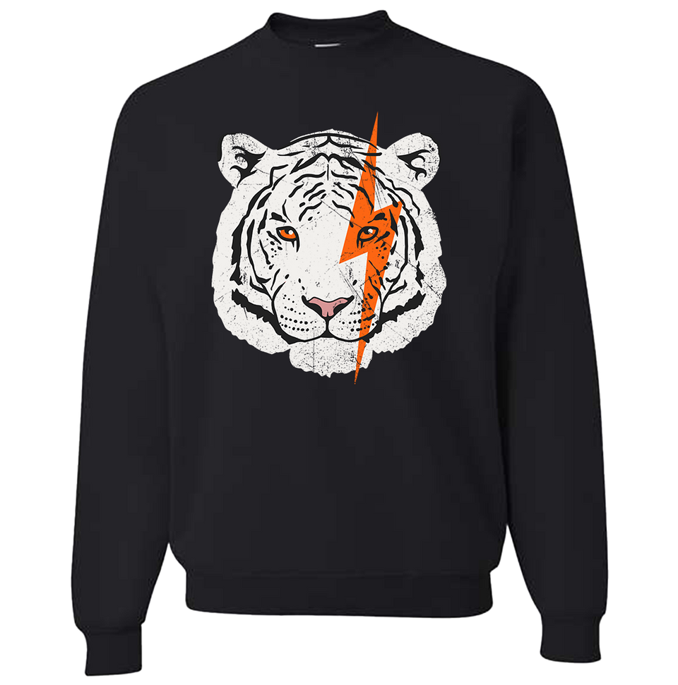 Lightning Tiger Crewneck Sweatshirt