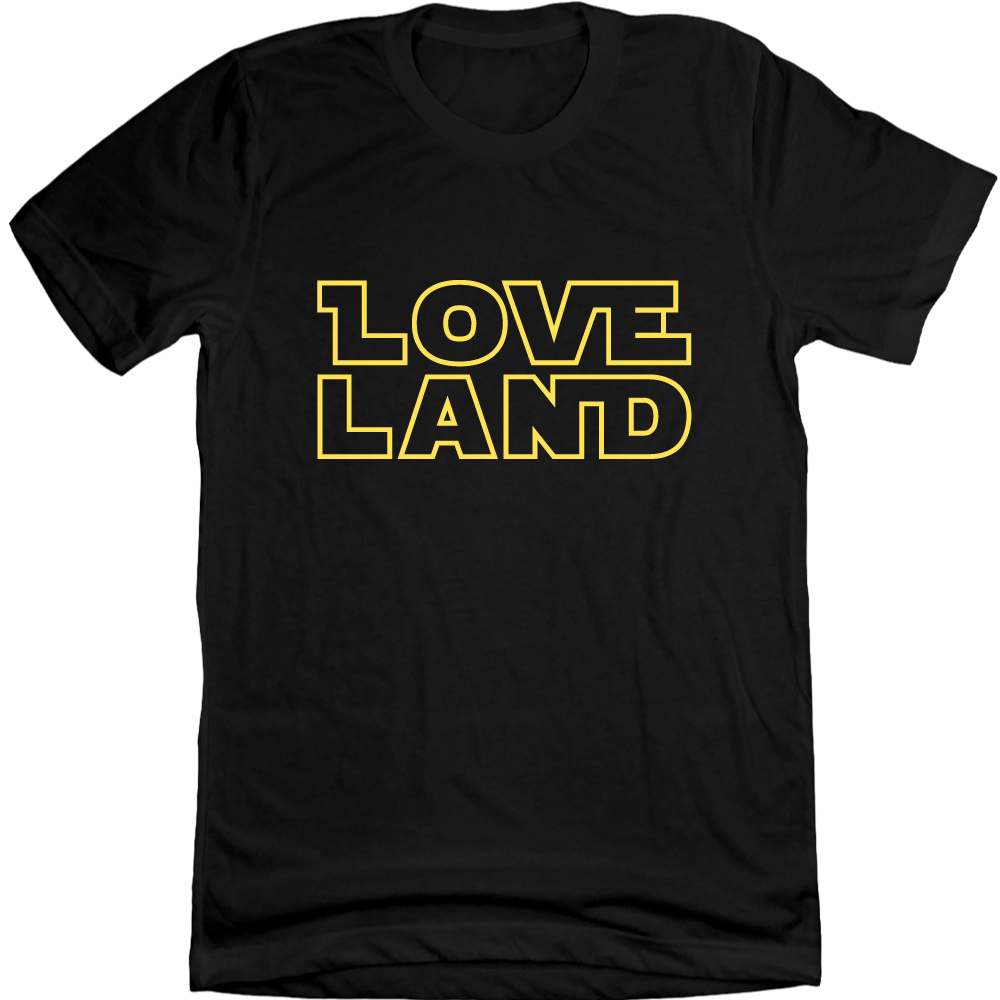 Loveland "Out Of This World" Font Tee