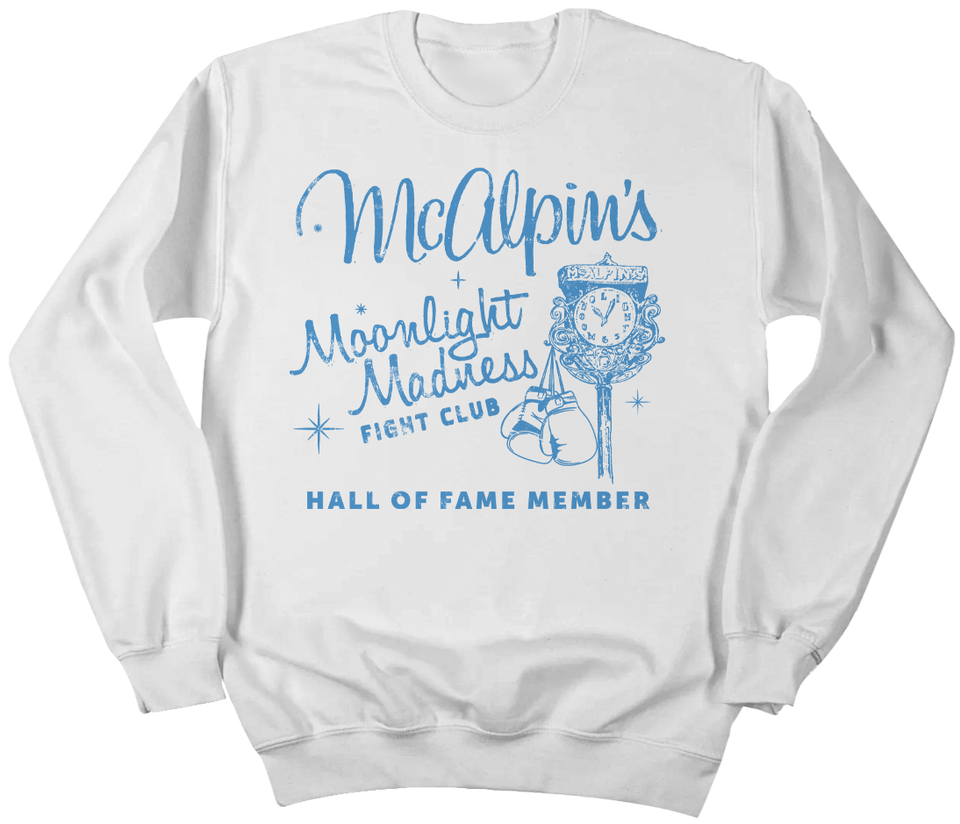 McAlpin's Moonlight Madness Fight Club Crewneck Sweatshirt