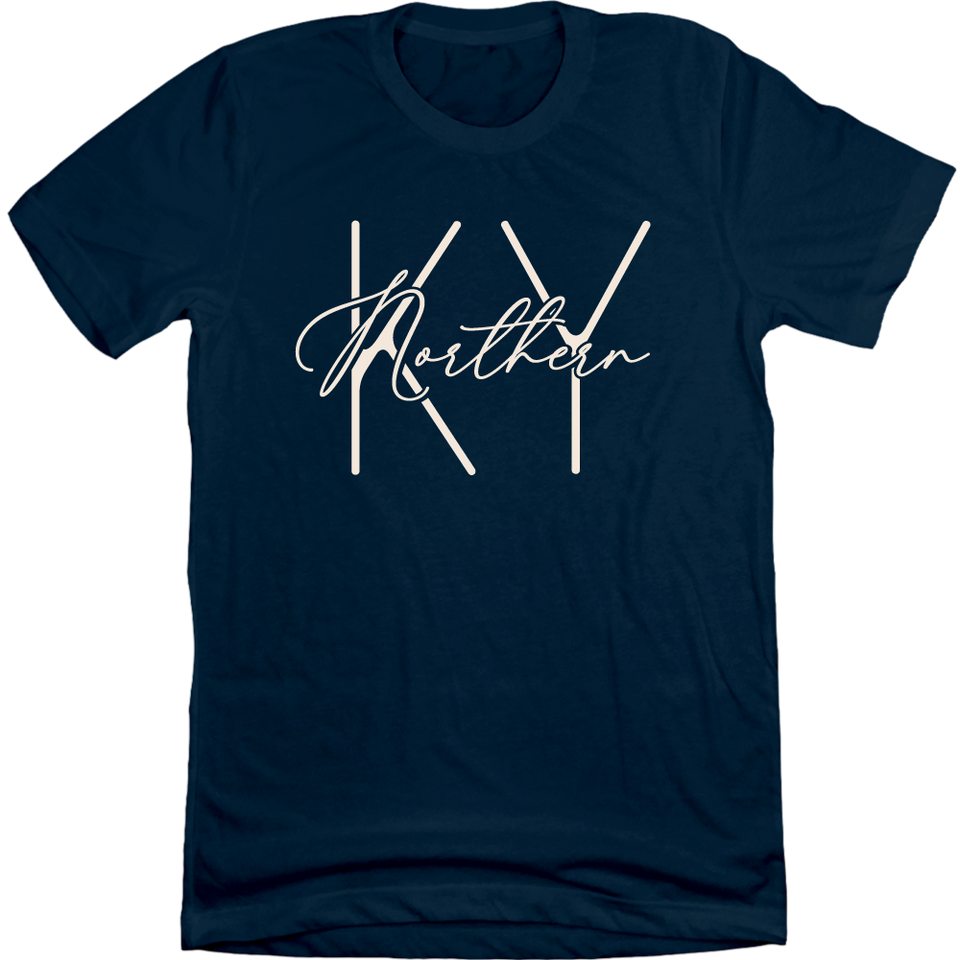 Northern Kentucky Script Navy Tee