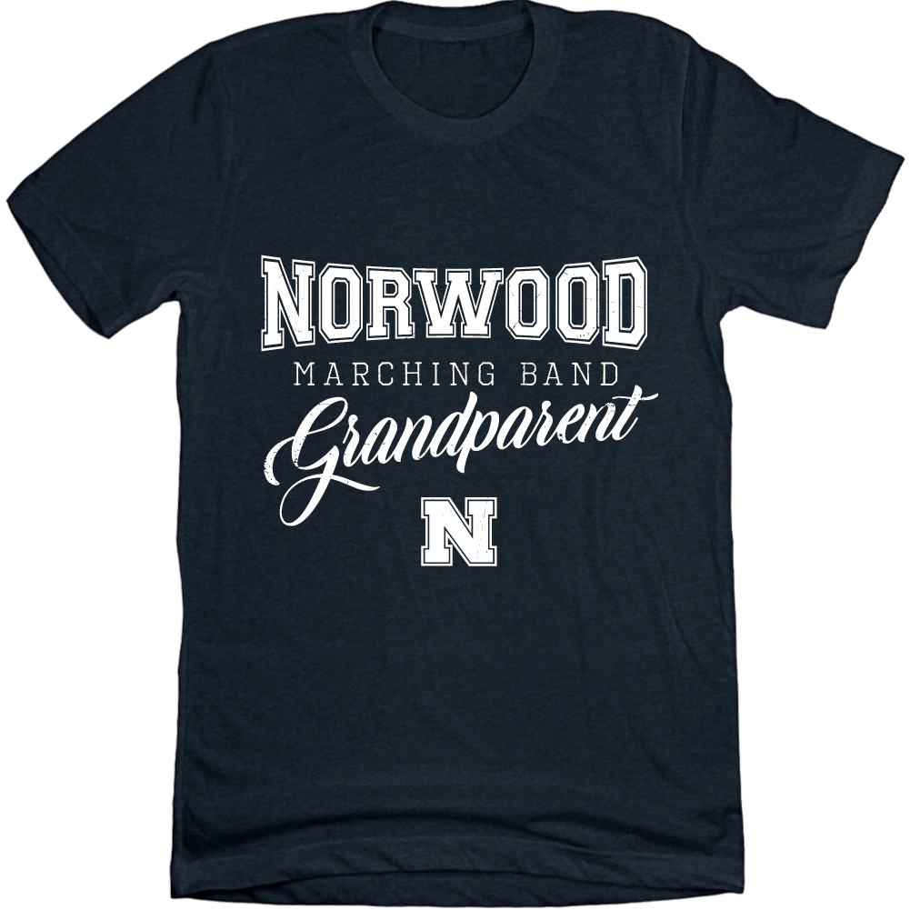Norwood Marching Band N Grandparent (23) navy T-shirt Cincy Shirts