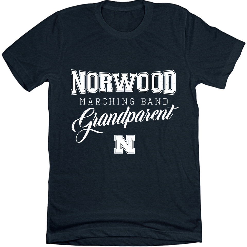 Norwood Marching Band N Grandparent (23) navy T-shirt Cincy Shirts