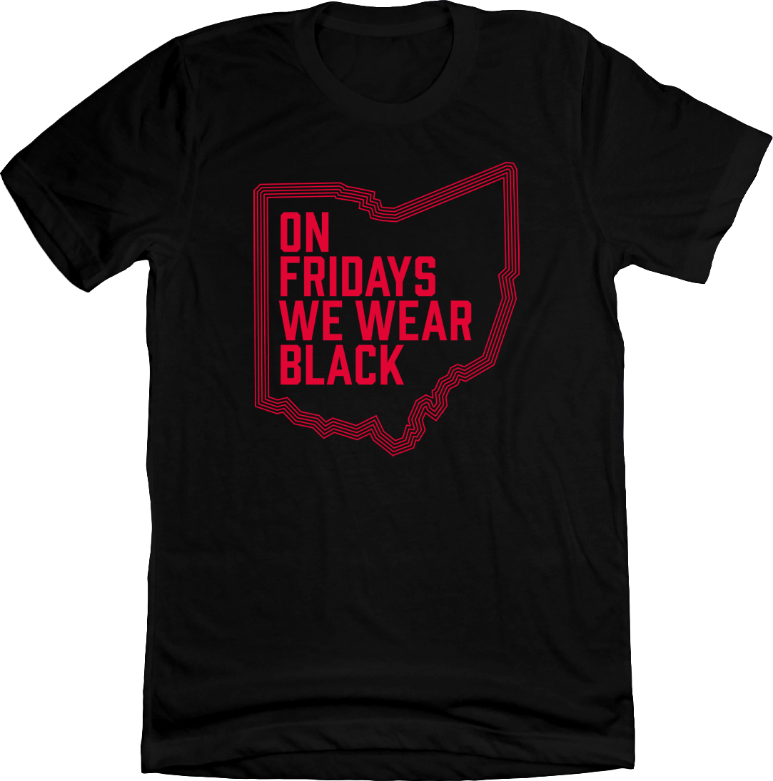 On Fridays We Wear Black Uni-Tee Comfort Colors