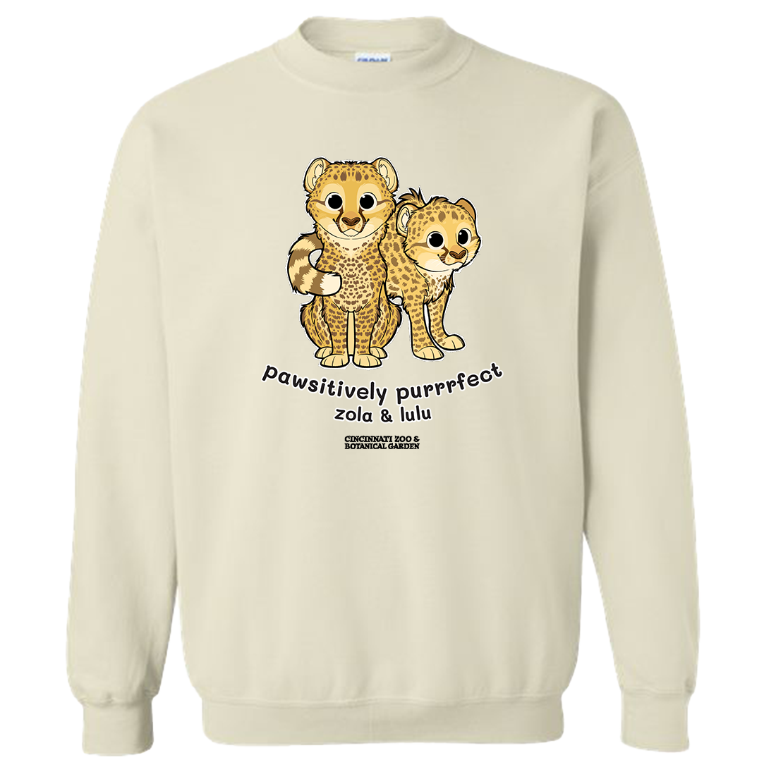 "Pawsitively Purrrfect" Zola & Lulu Crewneck Sweatshirt