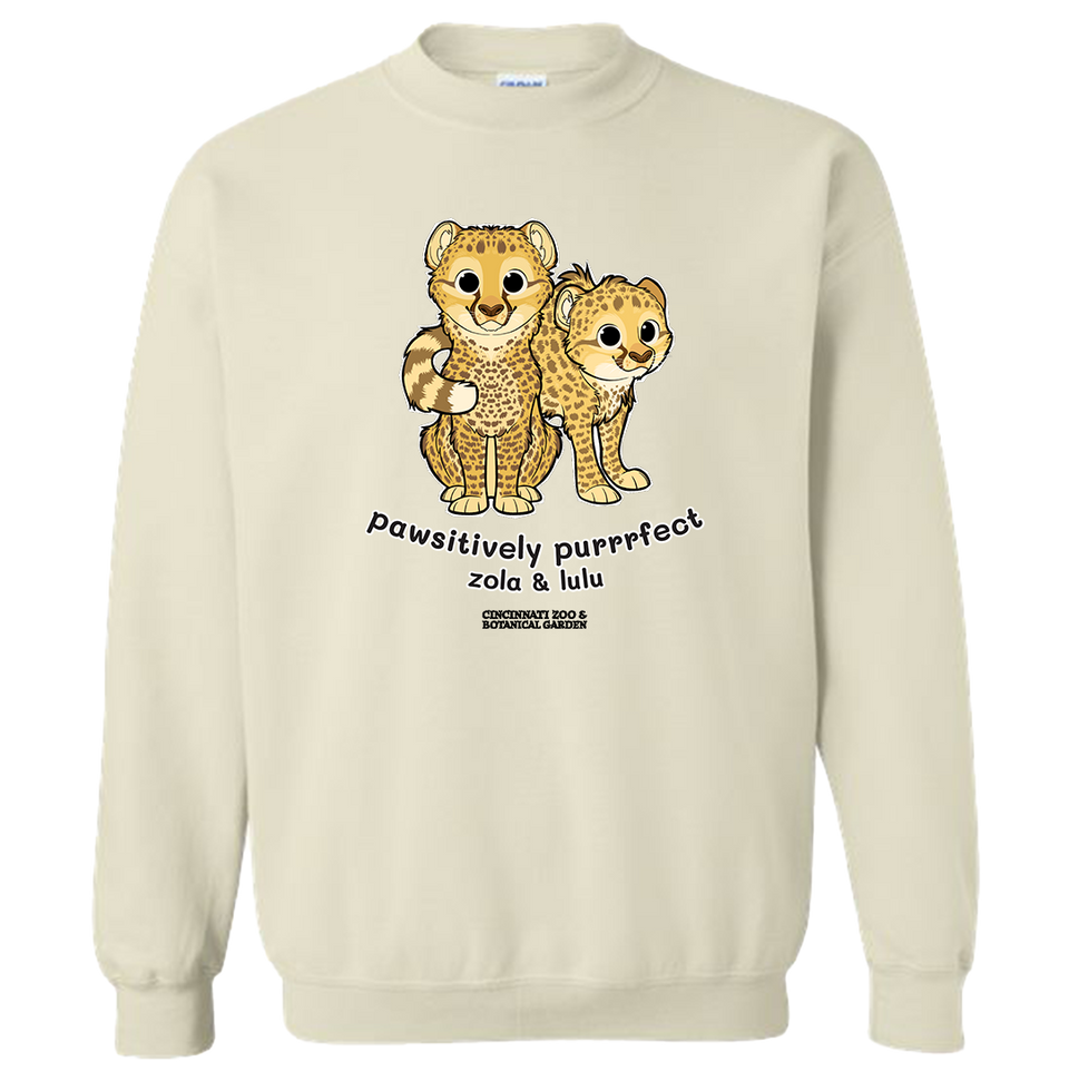 "Pawsitively Purrrfect" Zola & Lulu Crewneck Sweatshirt