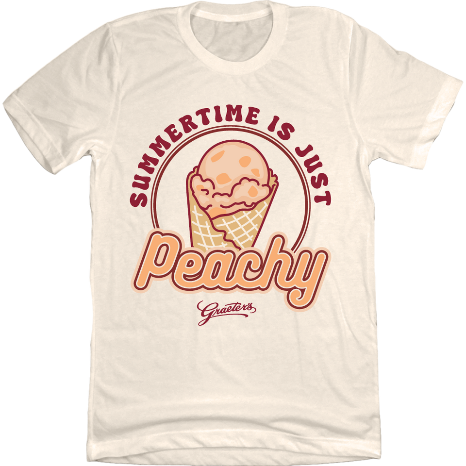 Summertime Is Just Peachy - Graeter's Ice Cream Tee