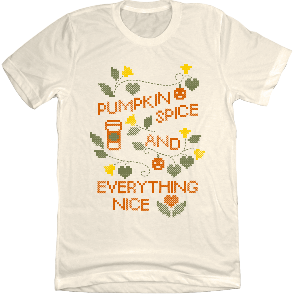 Pumpkin Spice and Everything Nice Cross-stitch