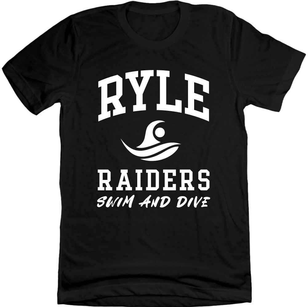 Ryle Raiders Swim and Dive Stylized Whale | Cincy Shirts