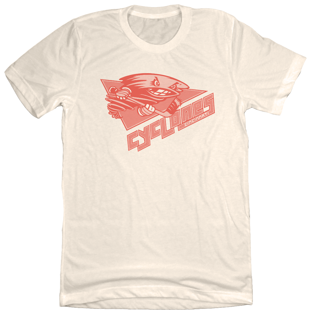 Retro Cincinnati Cyclones Halftone Tee