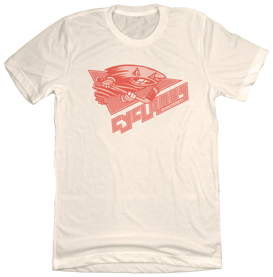 Retro Cincinnati Cyclones Halftone Tee