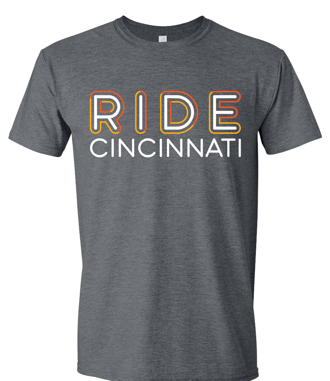 RIDE Cincinnati Logo dark grey T-shirt
