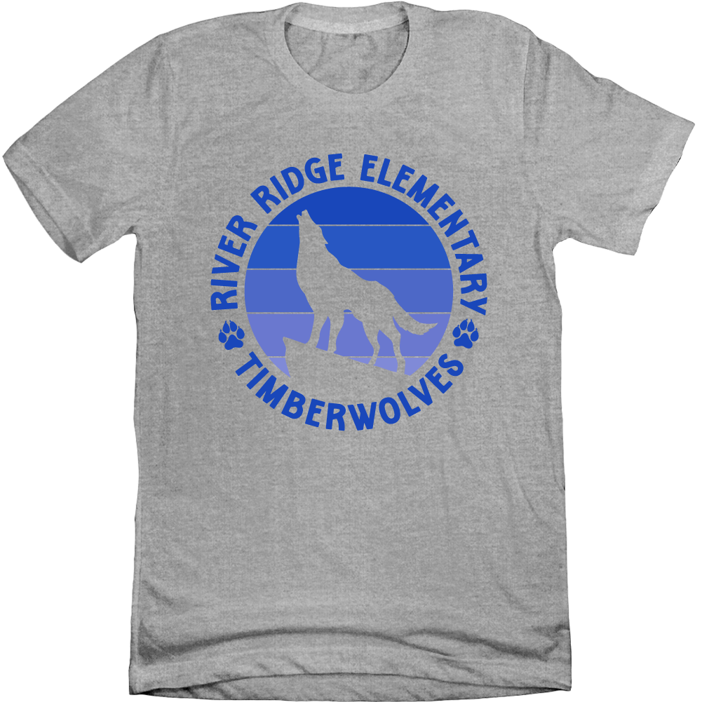 River Ridge - Timberwolf Silhouette - Cincy Shirts