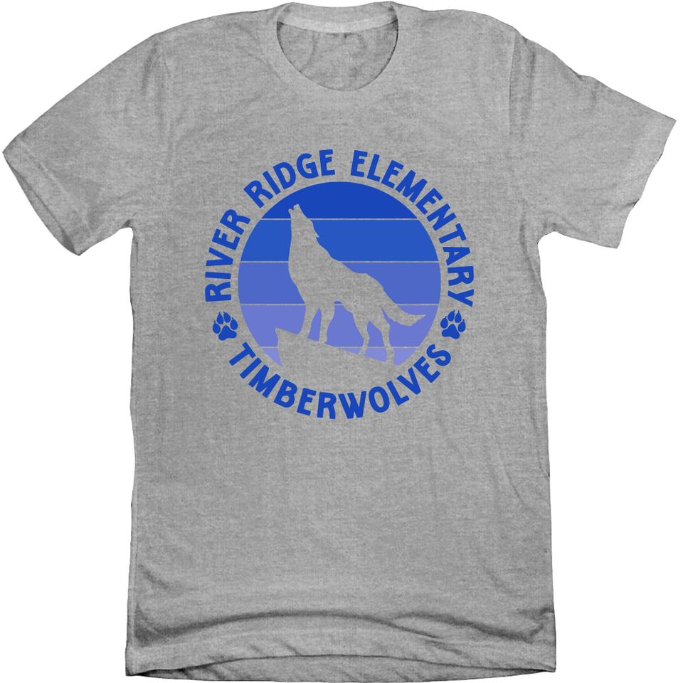 River Ridge - Timberwolf Silhouette - Cincy Shirts