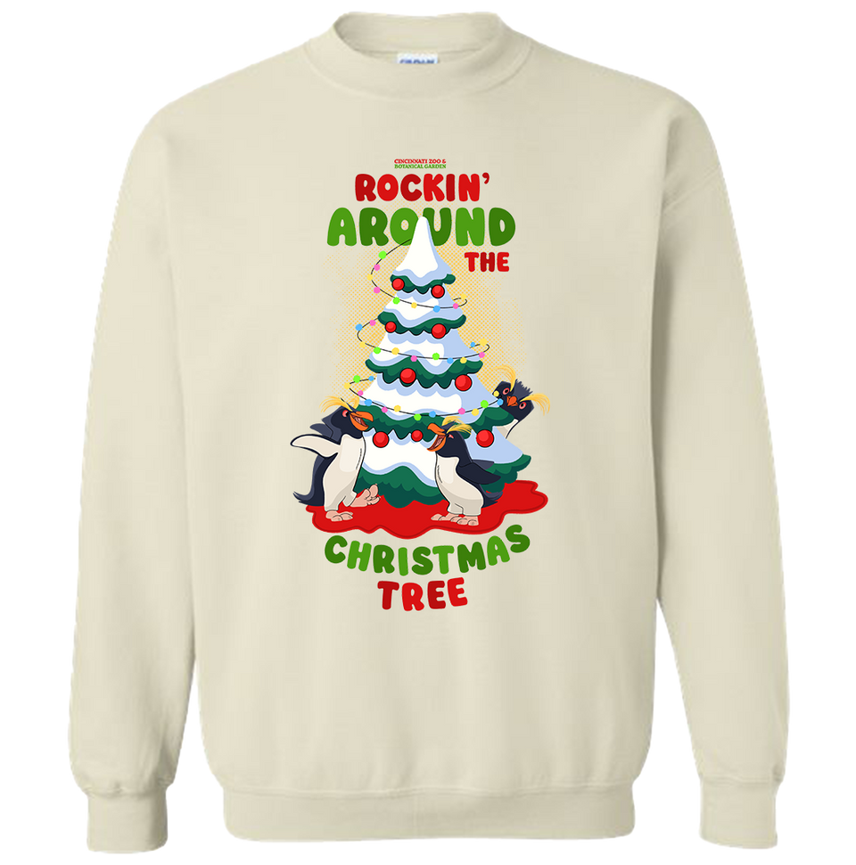 Rockin' Around the Christmas Tree Penguins Sweatshirt