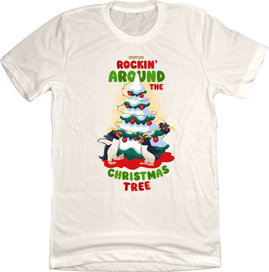 Rockin' Around the Christmas Tree Penguins Tee